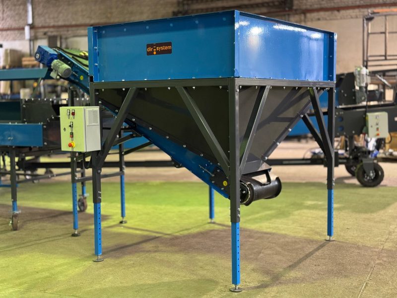 Бункер квадратный приемно-подающий 1.5м3 , 2.5м3